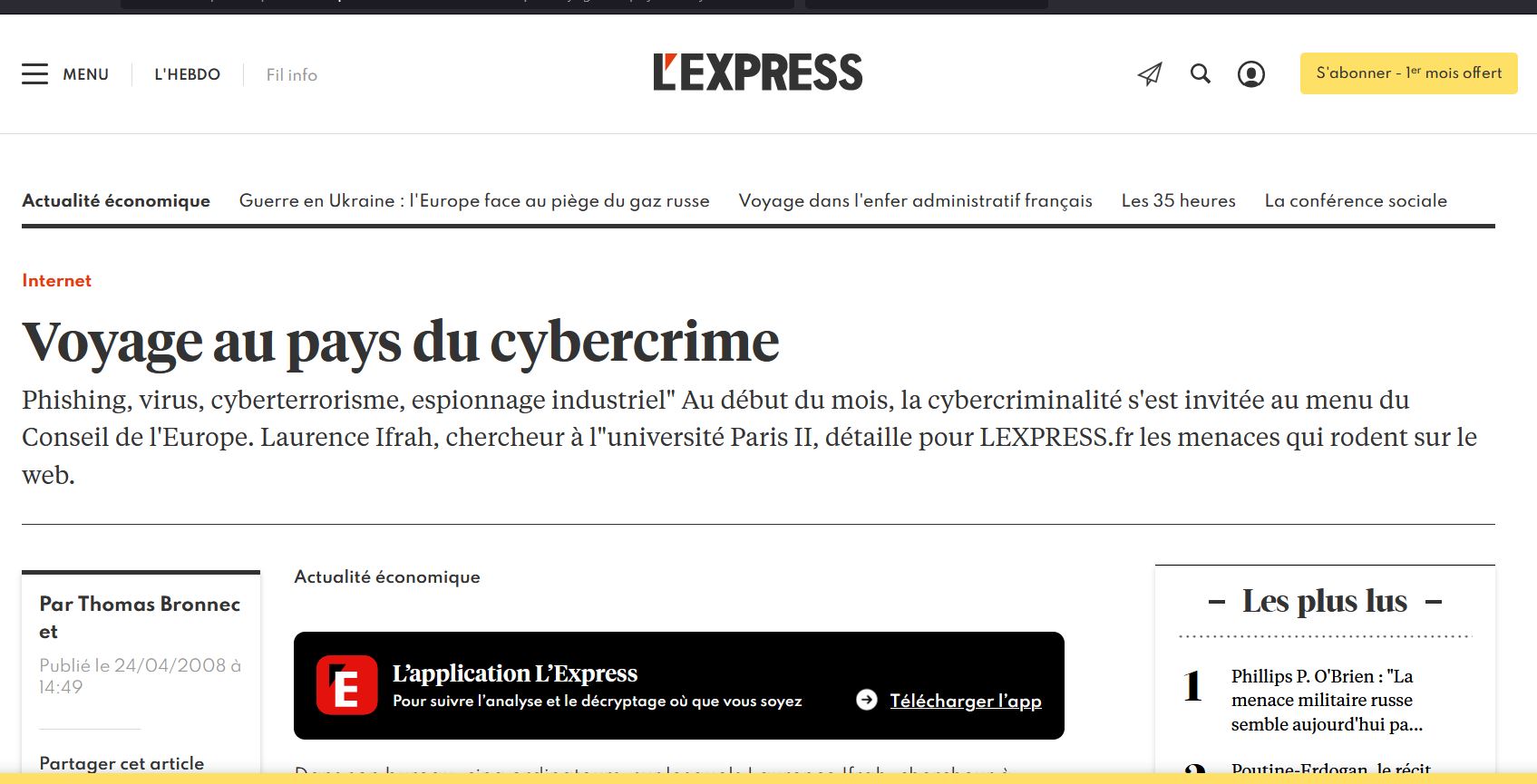 Voyage au pays du cybercrime