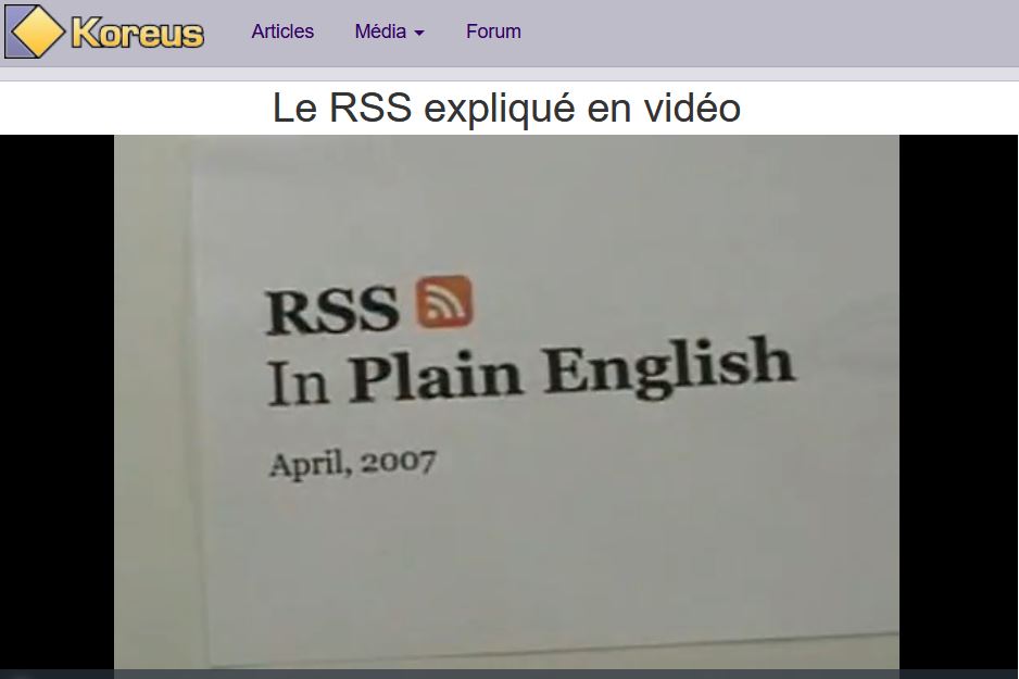 Comment fonctionne un flux RSS