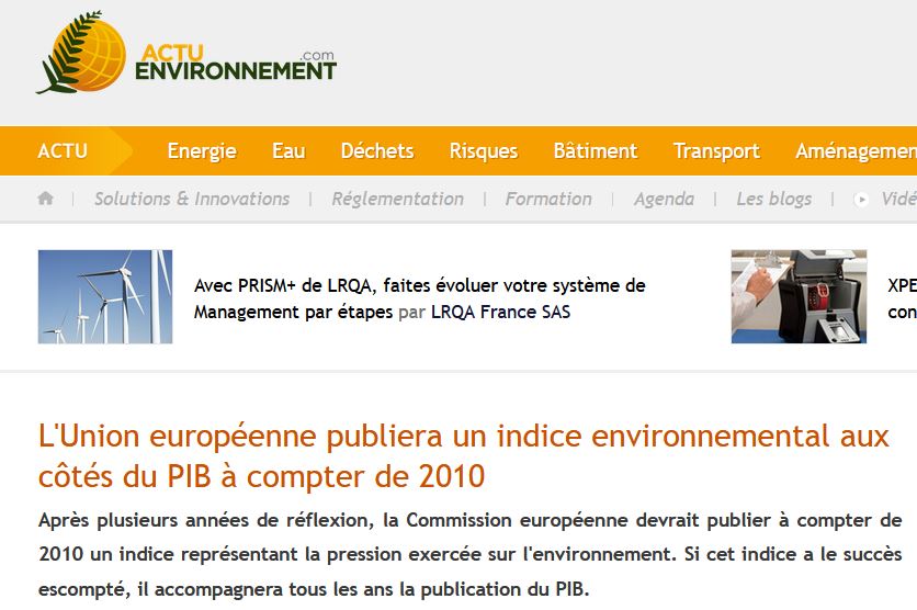 Indice environnemental