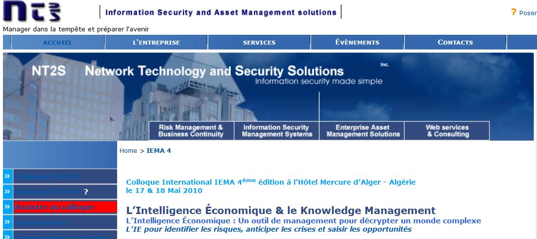 Intelligence économique en Algérie