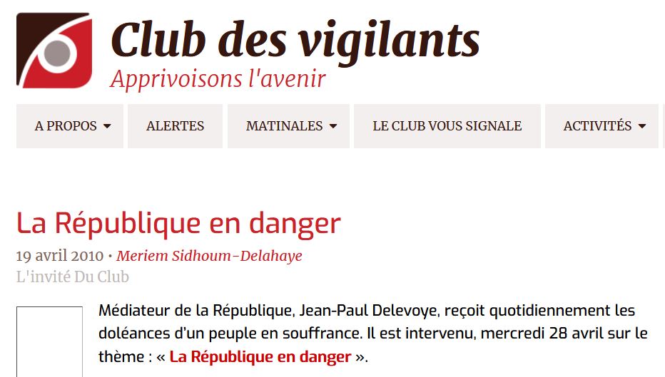 La république en danger