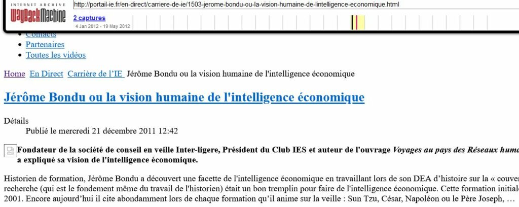 Consultant en intelligence économique