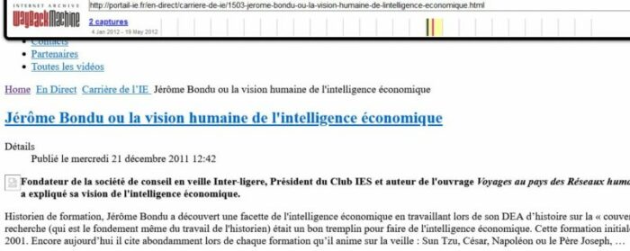 Consultant en intelligence économique