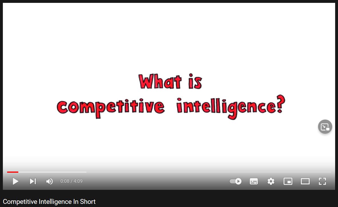 What is competitive intelligence