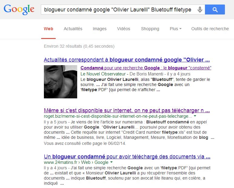 bluetouff google