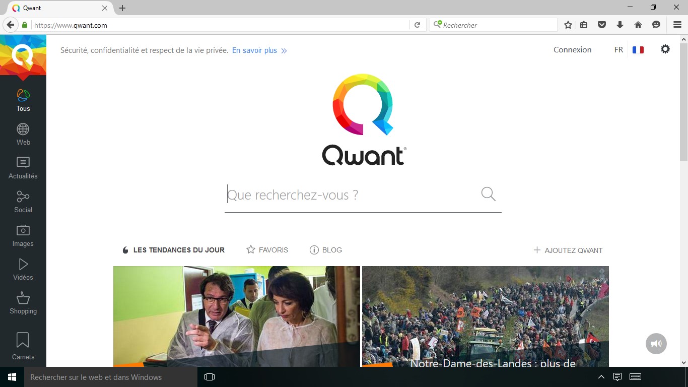 qwant google test