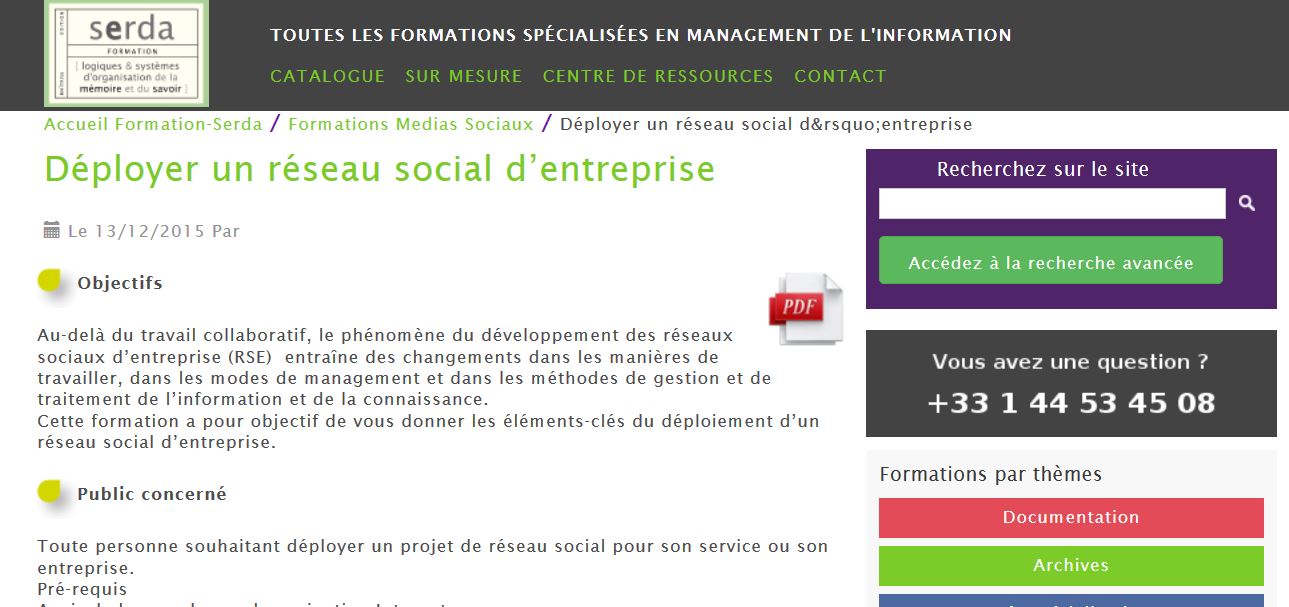 Déployer un réseau social d’entreprise