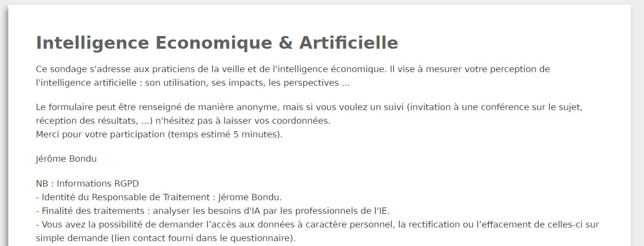 impact de l'Intelligence Artificielle