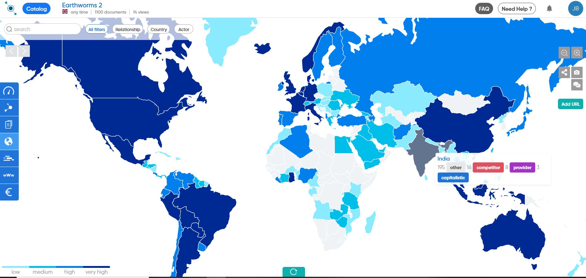 Geotrend earthworm carto geo