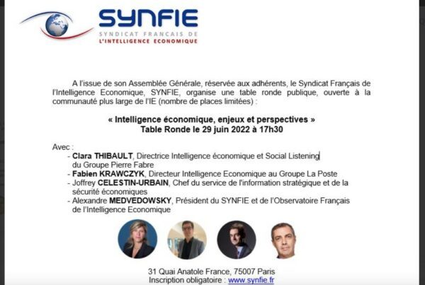 intelligence économique enjeux et perspectives