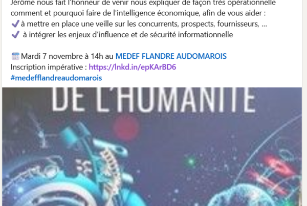 Pourquoi faire de l'intelligence économique