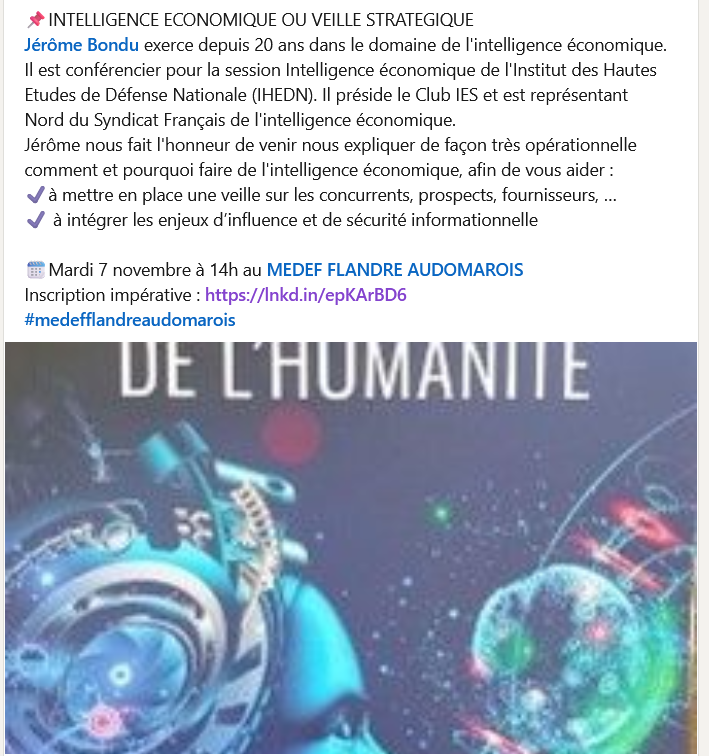 Pourquoi faire de l'intelligence économique