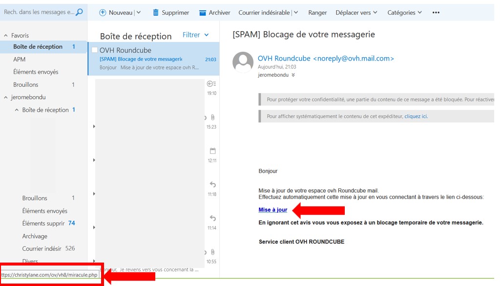 détecter un phishing