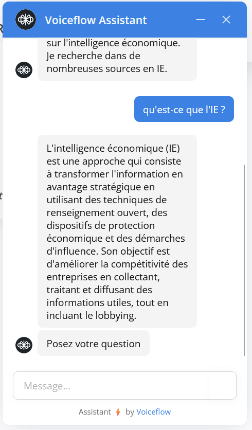 chatbot veille 