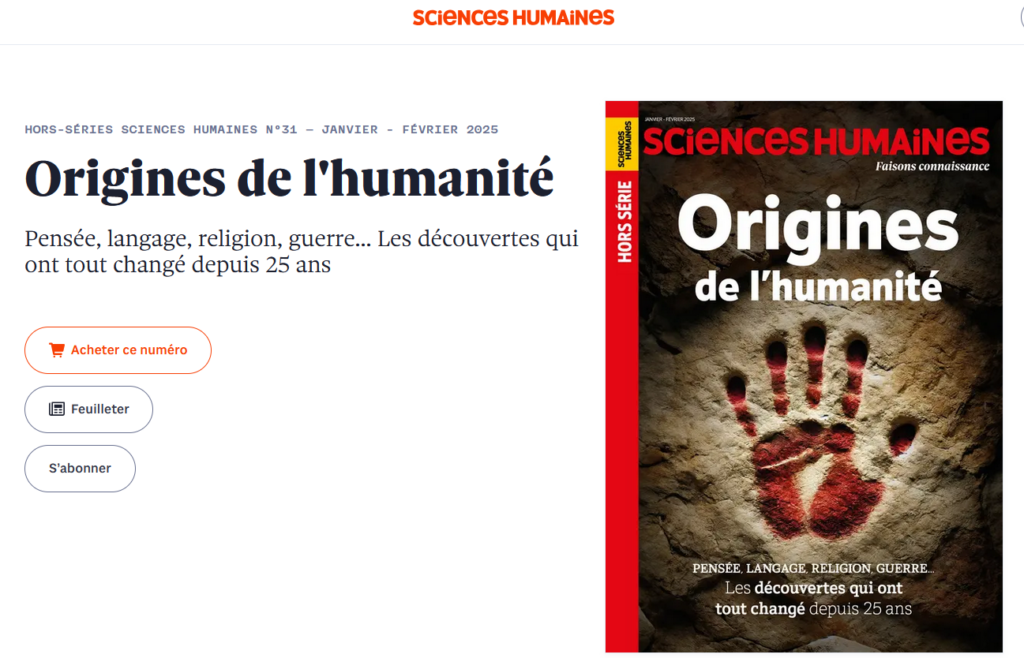origines de l'humanité